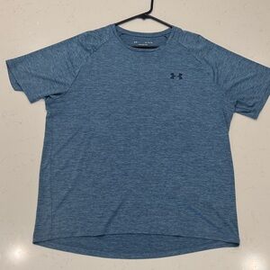 Under Armour Men's Heathered Blue Tee